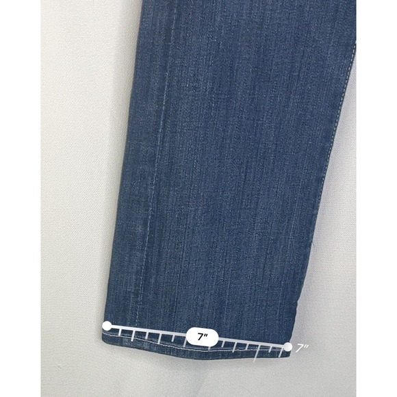 Women's 7 Seven for all mankind crop flare denim jeans size 27 - Picture 12 of 13